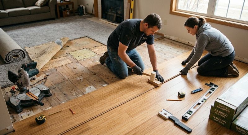Bamboo Flooring Installation in Ashburn, VA