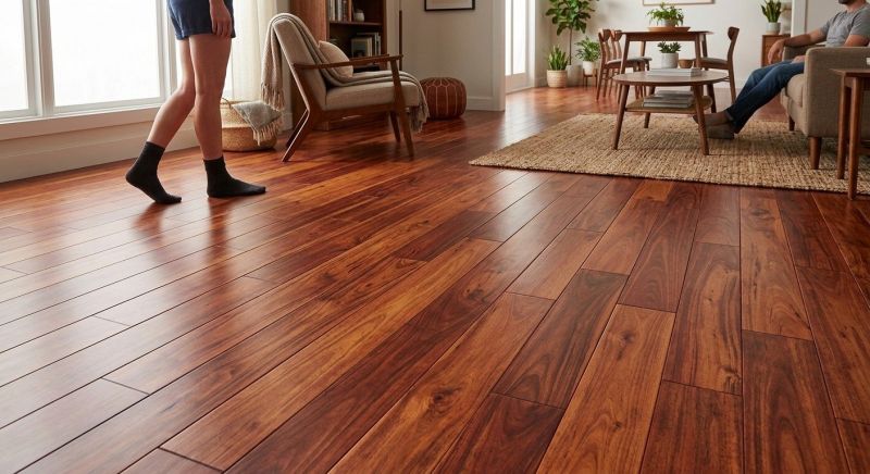 Cherry Floor Installation in Oakton, VA
