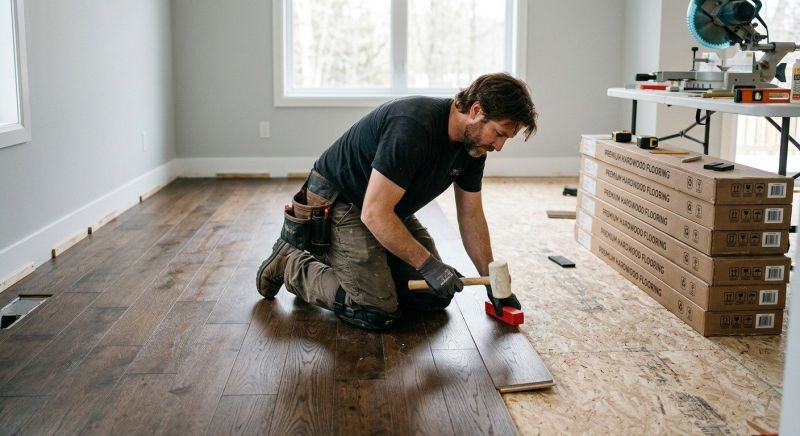 Hardwood Floor Installation in Bluemont, VA