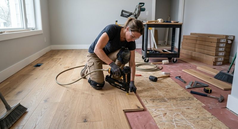 Hardwood Floor Installation in Chantilly, VA