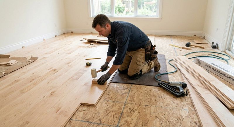 Maple Flooring Installation in Cabin John, MD