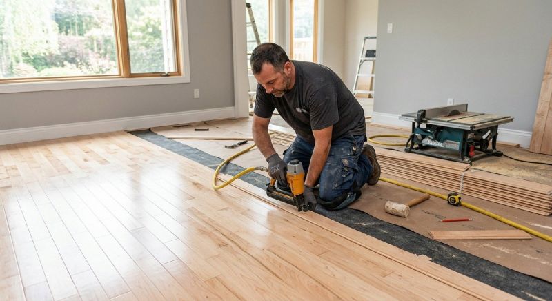 Maple Flooring Installation in Montgomery County, MD