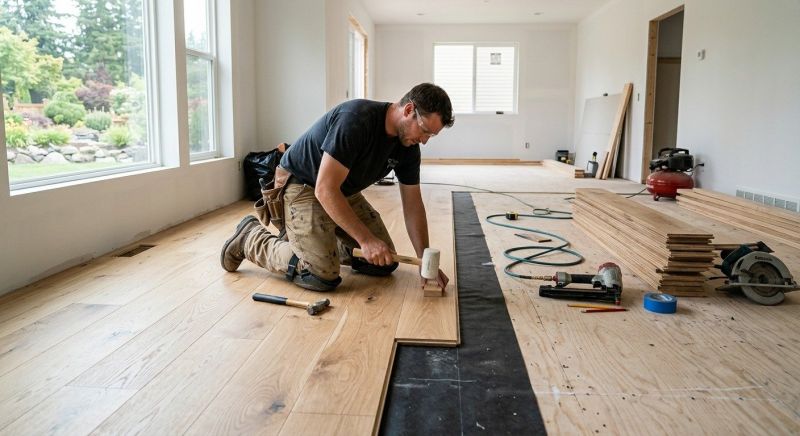 Oak Floor Installation in Cabin John, MD