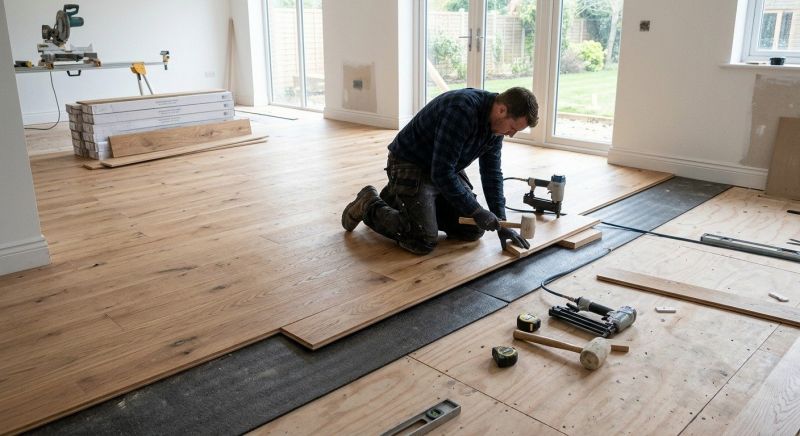 Oak Floor Installation in Cabin John, MD