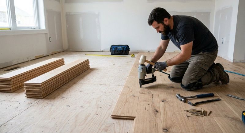 Oak Floor Installation in Fairfax, VA