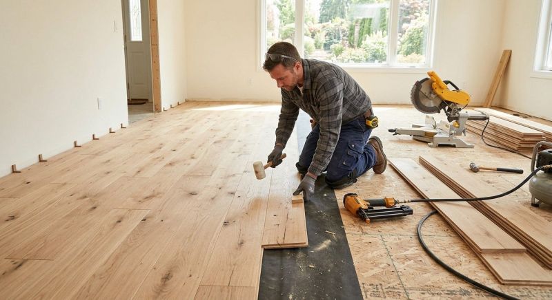 Oak Floor Installation in Fauquier County, VA