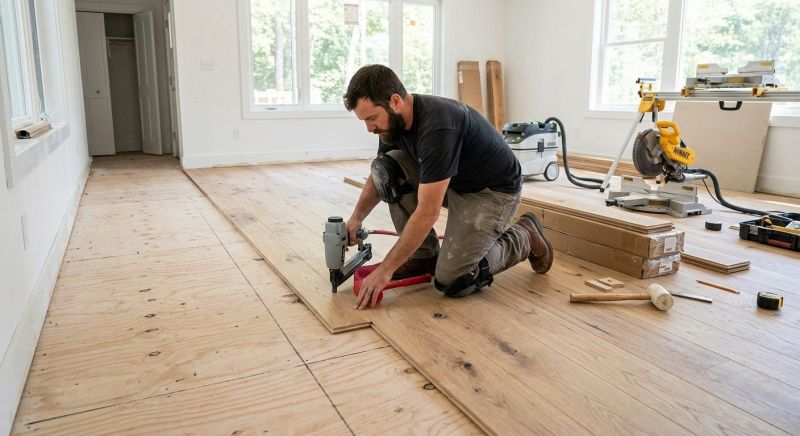 Oak Floor Installation in Germantown, MD