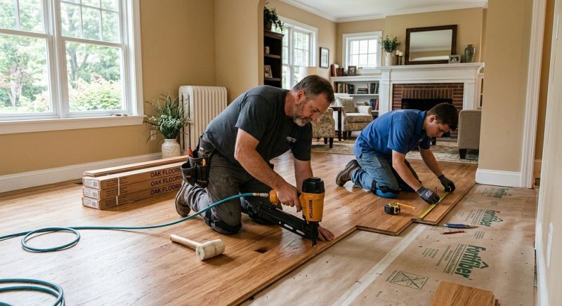 Oak Floor Installation in Sterling, VA