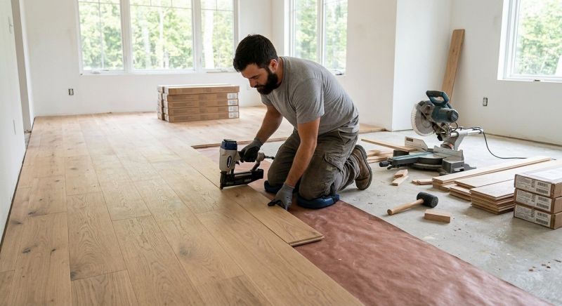 Oak Floor Installation in Warrenton, VA