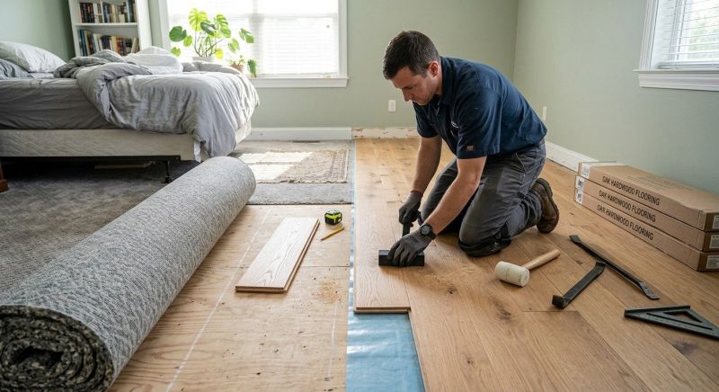 Oak Floor Replacement in Ashburn, VA