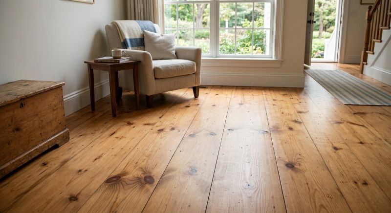 Pine Floor Installation in Ashburn, VA