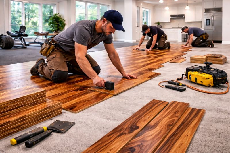 Teak Flooring Installation in Ashburn, VA