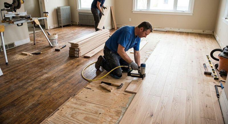 Wood Floor Replacement in Bethesda, MD