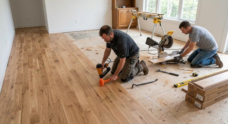 Wood Floor Replacement in Damascus, MD