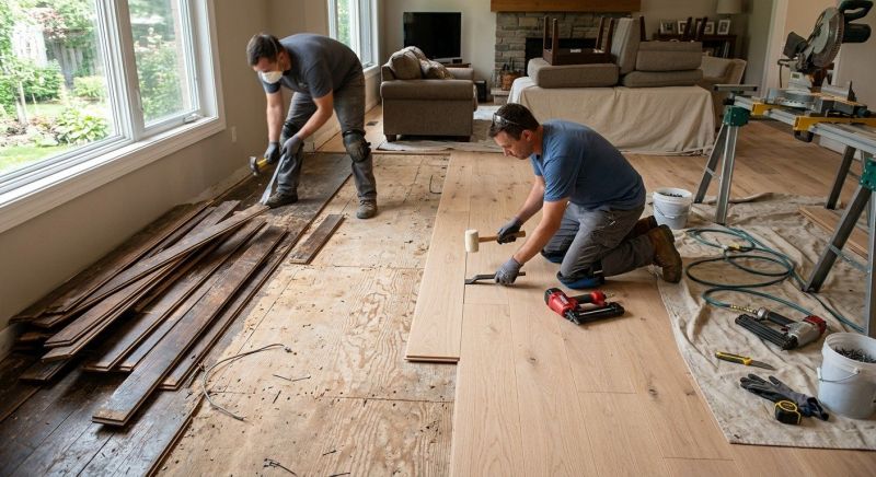 Wood Floor Replacement in Jefferson, MD