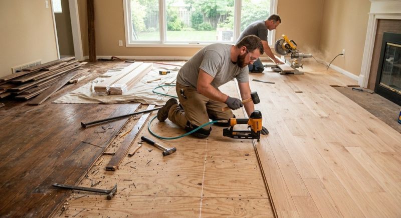 Wood Floor Replacement in Upperville, VA